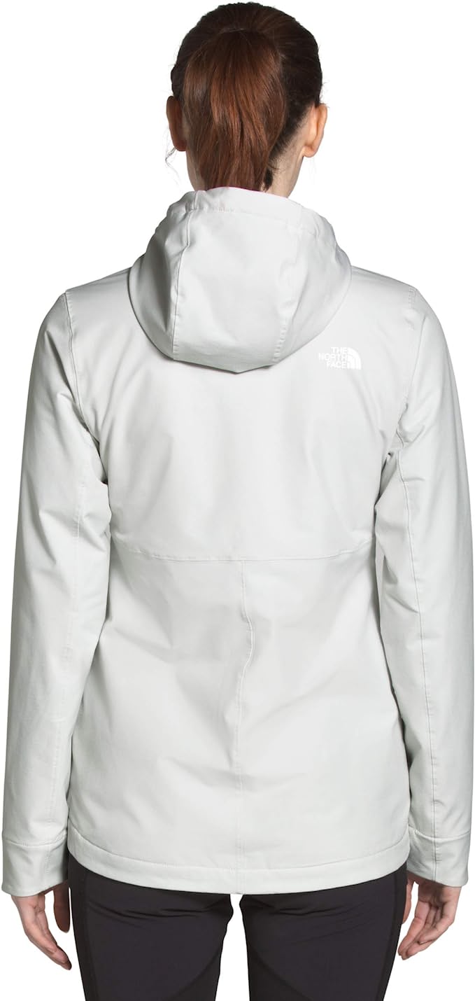 Back View, The North Face Women's Shelbe Raschel Hoodie In Tin