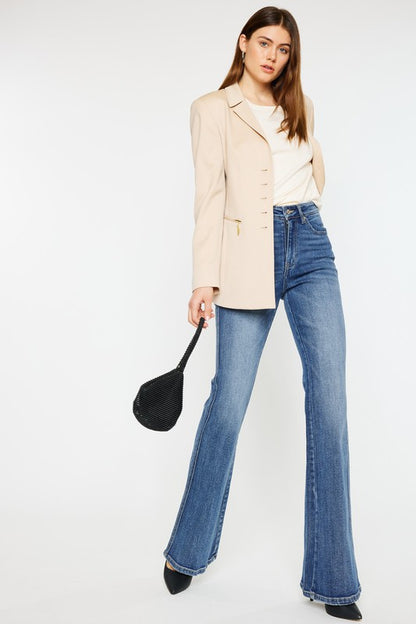 KANCAN High Rise Flare Jeans