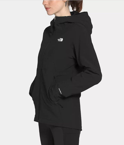 Side View, The North Face Women's Shelbe Raschel Hoodie In Black