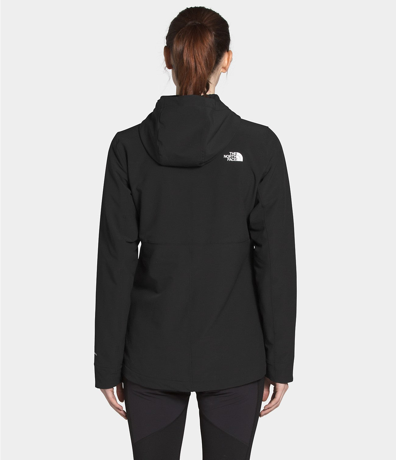 Back View, The North Face Women's Shelbe Raschel Hoodie In Black