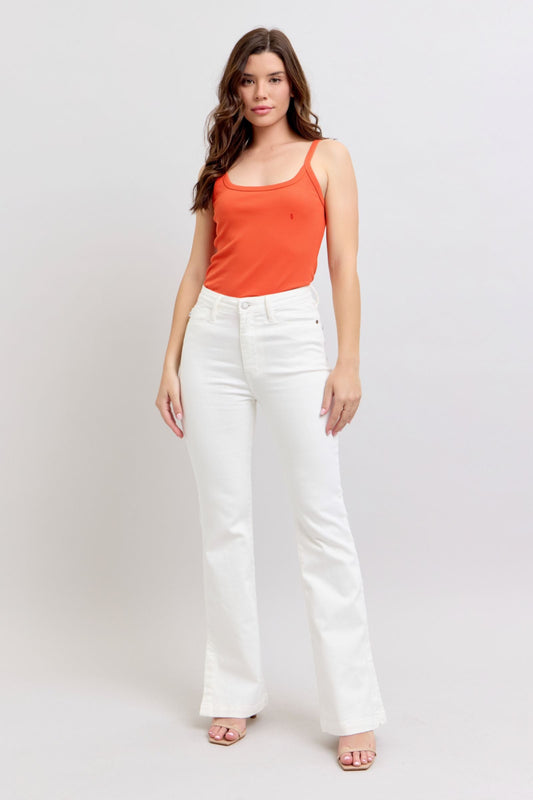 Judy Blue Full Size High Waist Side Slit Slim Bootcut Jeans