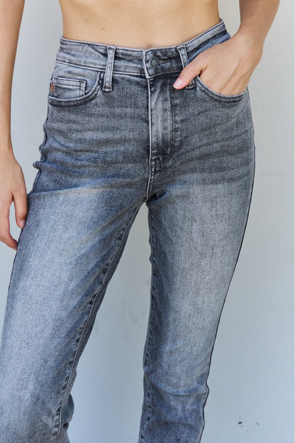 Close-Up, Judy Blue, High Waist Stone Wash Slim Fit Jeans Style 88744
