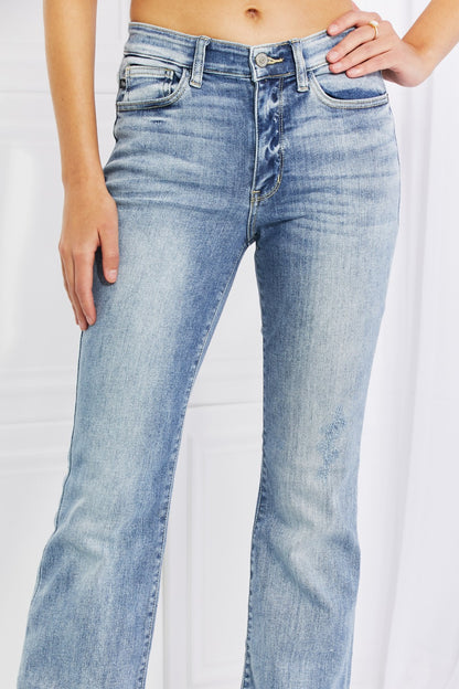 Close-Up, Judy Blue, Mid-Rise Bootcut Jeans Style 82337