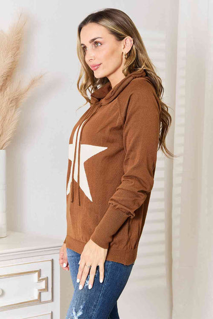 Side View, HEIMISH USA, Star Graphic Hooded Sweater