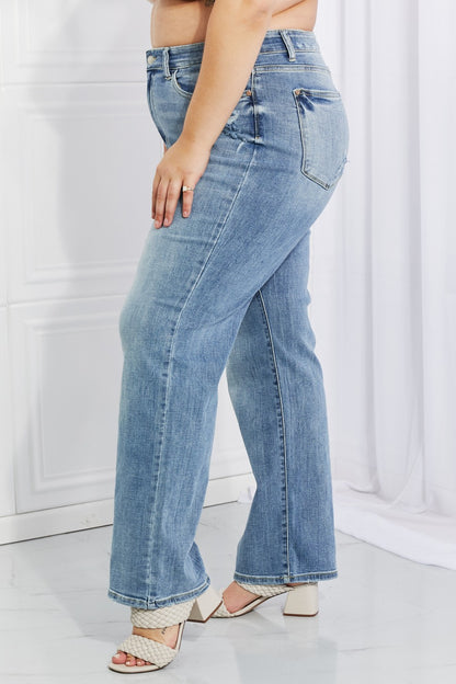 Side View, Plus Size, Judy Blue Full Size Rachel Jeans Style 82407